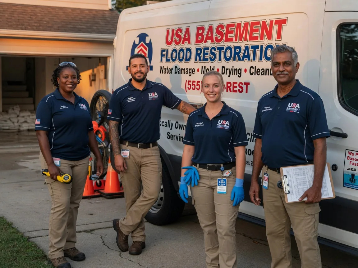 Basement Flood Cleanup company in Rudolph, WI