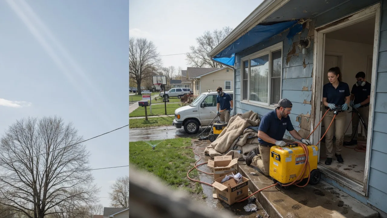 Basement Flood Cleanup in Rudolph, WI near me